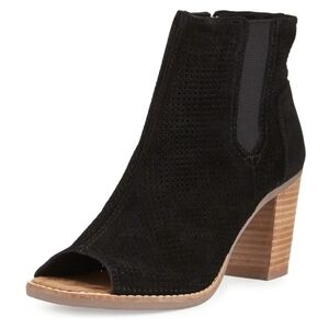 Toms Women Majorca Open Toe Heels boots shoes sz 7